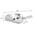 BAR BUTLER ALUMINIUM ROUND ICE SCOOP, 140ML (180X58X45MM)