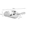 BAR BUTLER ALUMINIUM ROUND ICE SCOOP, 140ML (180X58X45MM)