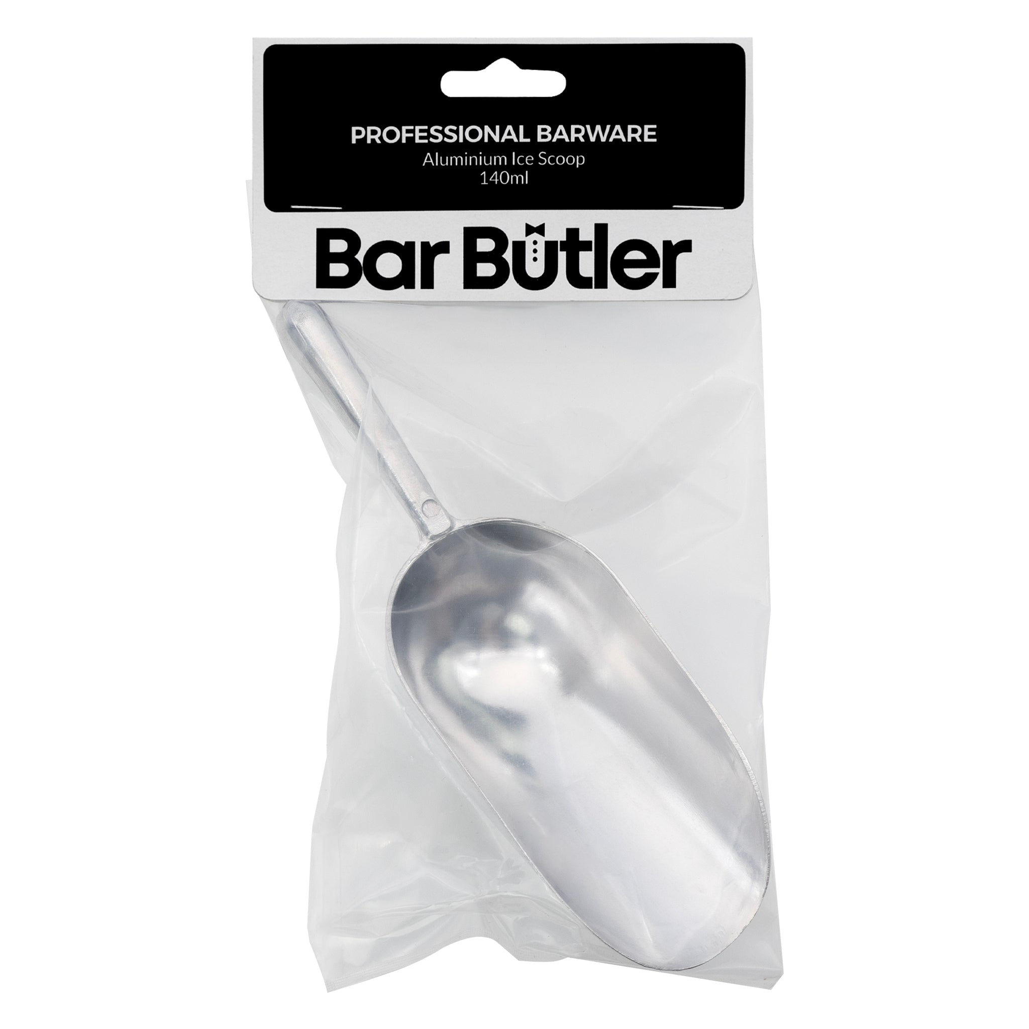 BAR BUTLER ALUMINIUM ICE SCOOP - MEDIUM