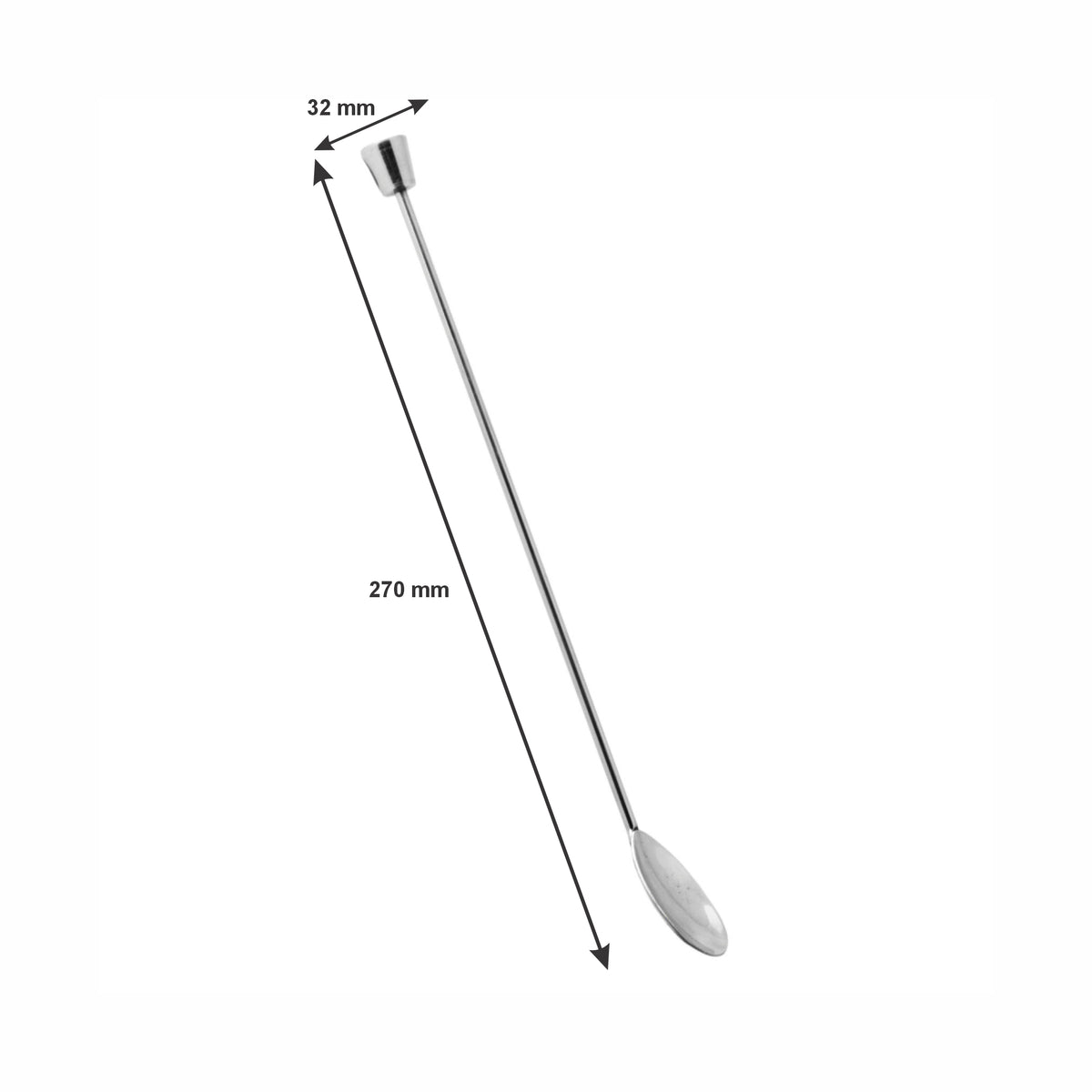 BAR BUTLER SWIZZLE SPOON ST STEEL