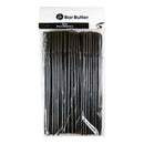 BAR BUTLER STRAWS BLACK BENDY (5MM), 100PCS
