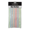 BAR BUTLER STRAWS BENDY CANDY COLOURED 5MM, 100PK