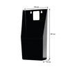 BAR BUTLER WALL MOUNT BOTTLE OPENER WITH CAP CATCHER BLACK