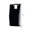 BAR BUTLER WALL MOUNT BOTTLE OPENER WITH CAP CATCHER BLACK, (300X140X85MM)