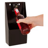 BAR BUTLER WALL MOUNT BOTTLE OPENER WITH CAP CATCHER BLACK