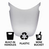 BAR BUTLER ICE BUCKET OPAQUE PS PLASTIC, 4L