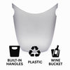 BAR BUTLER ICE BUCKET OPAQUE PS PLASTIC, 4L