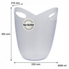 BAR BUTLER ICE BUCKET OPAQUE PS PLASTIC, 4L