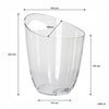 BAR BUTLER WINE BUCKET CLEAR PS PLASTIC, 3L