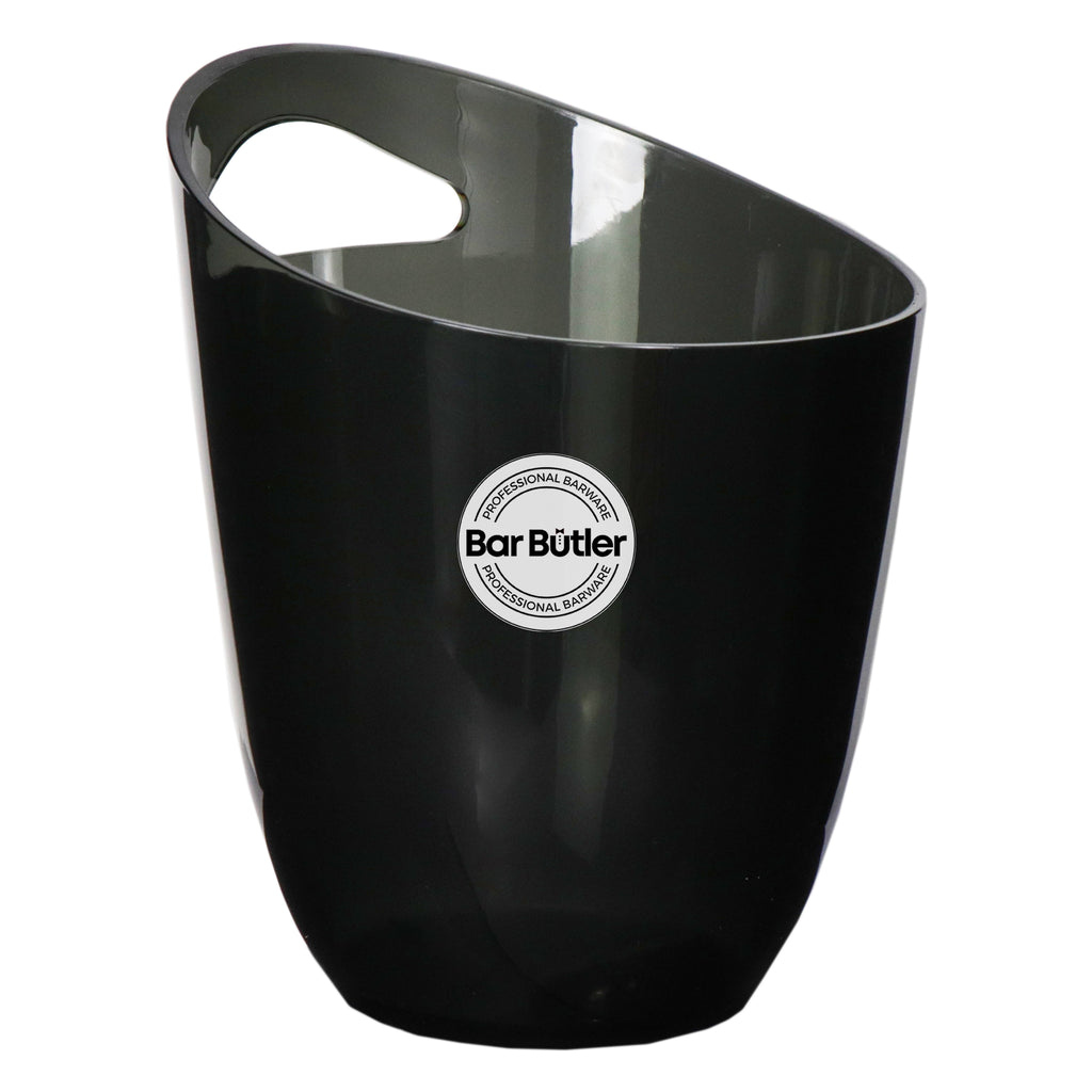 BAR BUTLER WINE BUCKET TRANSPARENT BLACK PS PLASTIC, 3L