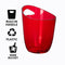 BAR BUTLER WINE BUCKET TRANSPARENT RED PS PLASTIC, 3L