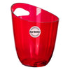 BAR BUTLER WINE BUCKET TRANSPARENT RED PS PLASTIC, 3L
