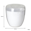 BAR BUTLER BUCKET WHITE WITH INNER & LID PLASTIC, 5LT (225X215MM DIA)