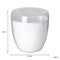 BAR BUTLER BUCKET WHITE WITH INNER & LID PLASTIC, 5LT (225X215MM DIA)