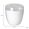 BAR BUTLER BUCKET WHITE WITH INNER & LID PLASTIC, 5LT (225X215MM DIA)
