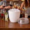 BAR BUTLER BUCKET WHITE WITH INNER & LID PLASTIC, 5L