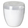 BAR BUTLER BUCKET WHITE WITH INNER & LID PLASTIC, 5LT (225X215MM DIA)
