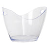 BAR BUTLER WINE BUCKET OVAL CLEAR PS PLASTIC, 4L