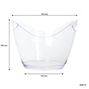BAR BUTLER WINE BUCKET OVAL CLEAR PS PLASTIC, 4LT (270X205X155MM)