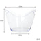 BAR BUTLER WINE BUCKET OVAL CLEAR PS PLASTIC, 4LT (270X205X155MM)
