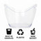 BAR BUTLER WINE BUCKET OVAL CLEAR PS PLASTIC, 4LT