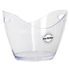 BAR BUTLER WINE BUCKET OVAL CLEAR PS PLASTIC, 4L