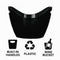 BAR BUTLER WINE BUCKET OVAL TRANSPARENT BLACK PS PLASTIC, 4L