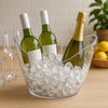 BAR BUTLER WINE BUCKET OVAL CLEAR PS PLASTIC, 7L