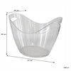 BAR BUTLER WINE BUCKET OVAL CLEAR PS PLASTIC, 7L