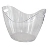 BAR BUTLER WINE BUCKET OVAL CLEAR PS PLASTIC, 7L