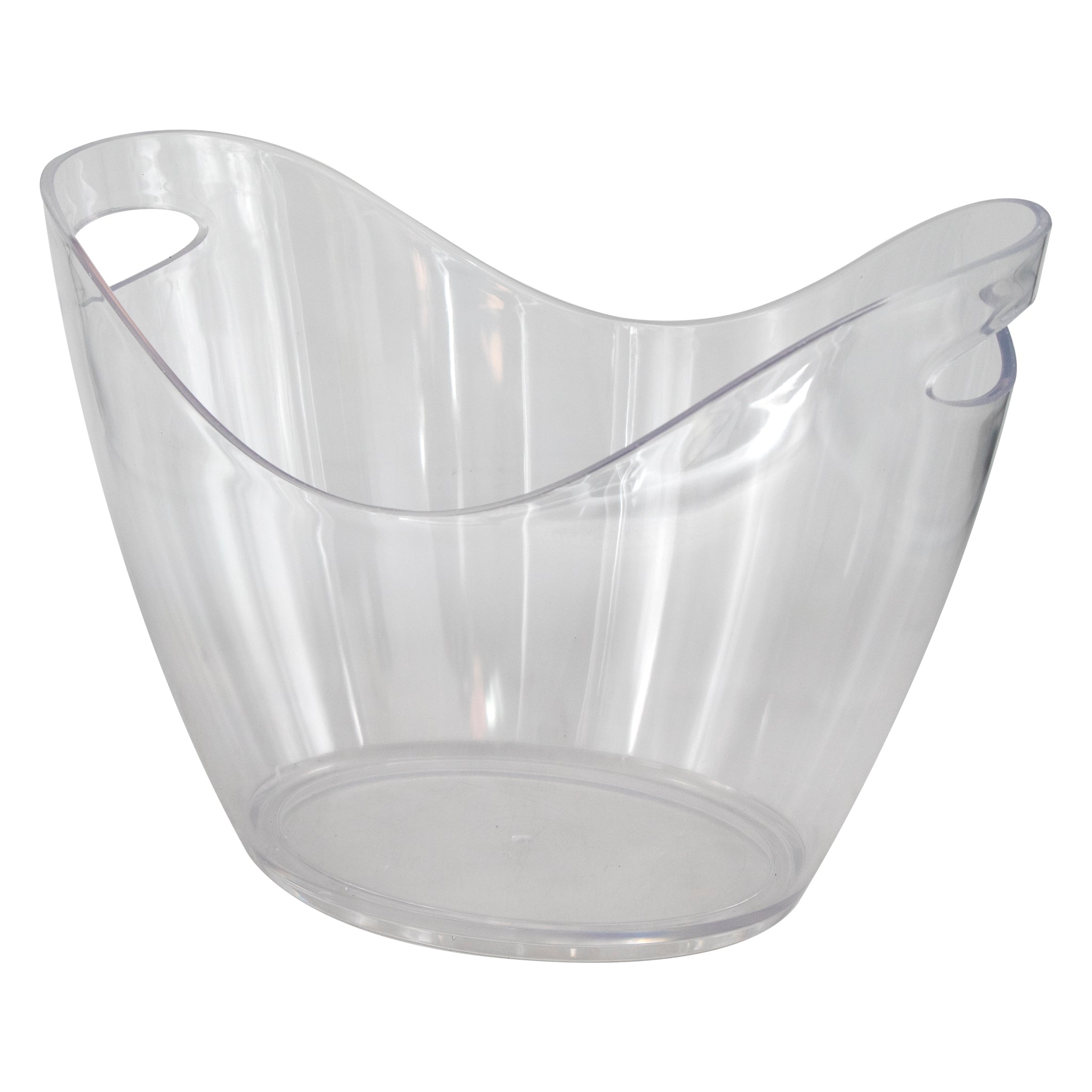 BAR BUTLER WINE BUCKET OVAL CLEAR PS PLASTIC, 7L