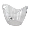 BAR BUTLER WINE BUCKET OVAL CLEAR PS PLASTIC, 7L