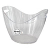 BAR BUTLER WINE BUCKET OVAL CLEAR PS PLASTIC, 7LT (357X260X260MM)