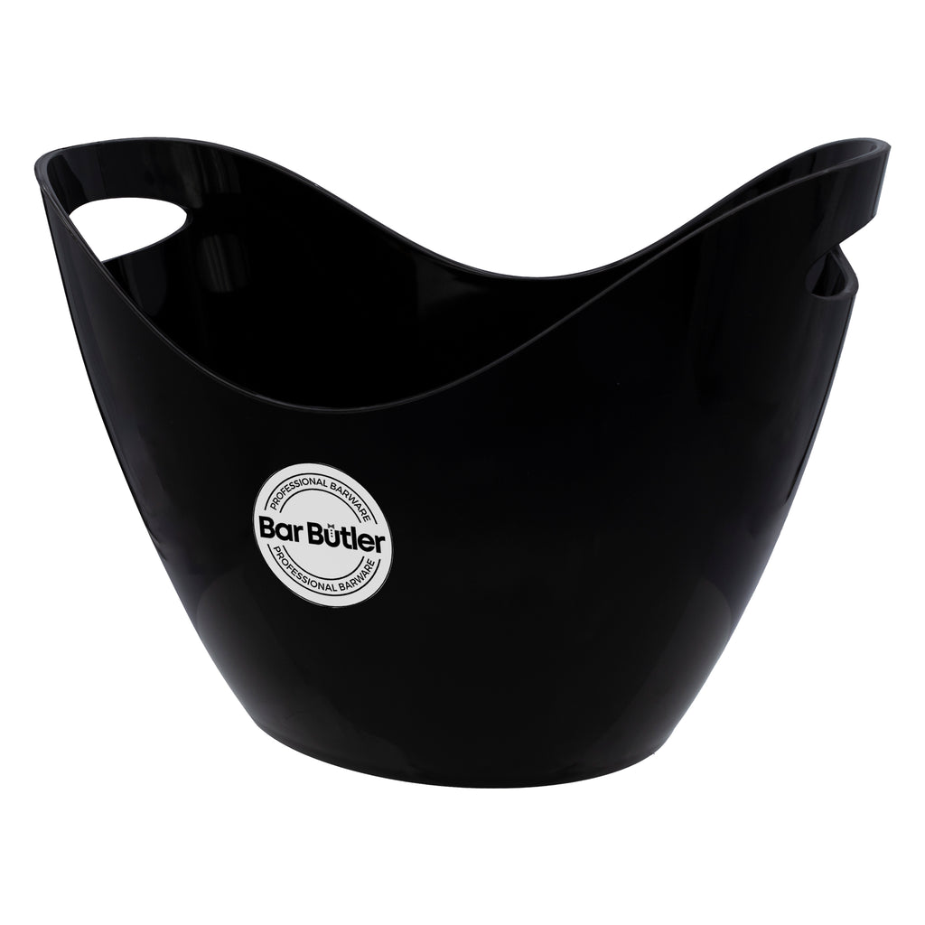 BAR BUTLER WINE BUCKET OVAL BLACK PS PLASTIC, 7L
