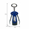 BAR BUTLER WING CORKSCREW PLASTIC BLUE WITH BLACK BASE