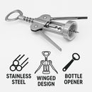 BAR BUTLER HEAVY DUTY WING CORKSCREW