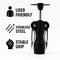 BAR BUTLER MERMAID WING CORKSCREW BOTTLE OPENER BLACK