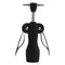 BAR BUTLER MERMAID WING CORKSCREW BOTTLE OPENER BLACK