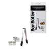 BAR BUTLER ICE CUBES WITH TONG STAINLESS STEEL 6 PIECE SET