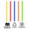 BAR BUTLER COLOURED PLASTIC STIRRERS 20PK, 165MM