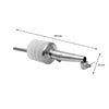 BAR BUTLER FREE FLOW POURERS WITH CAPS STAINLESS STEEL 2PK