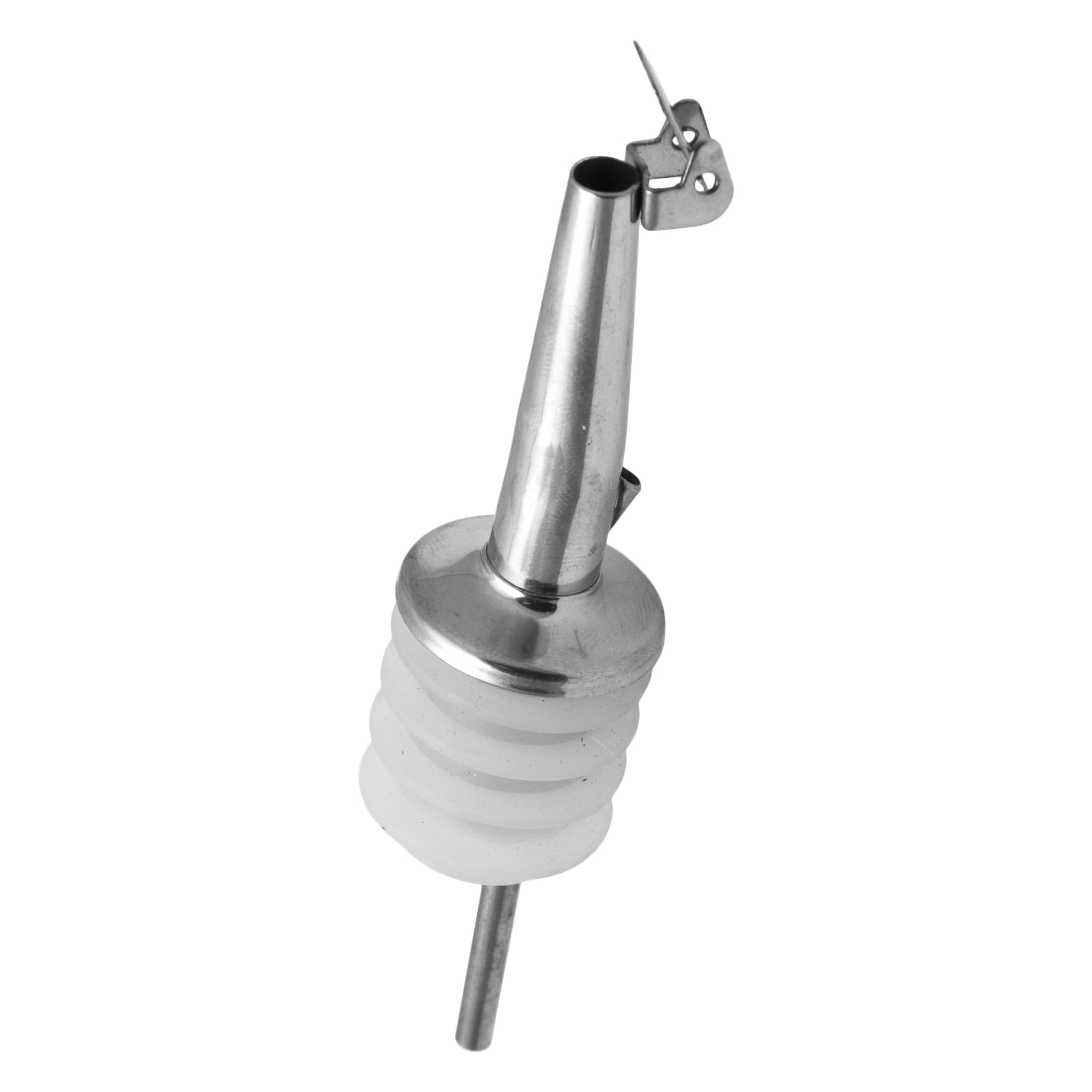 BAR BUTLER FREE FLOW POURERS WITH CAPS STAINLESS STEEL 2PK