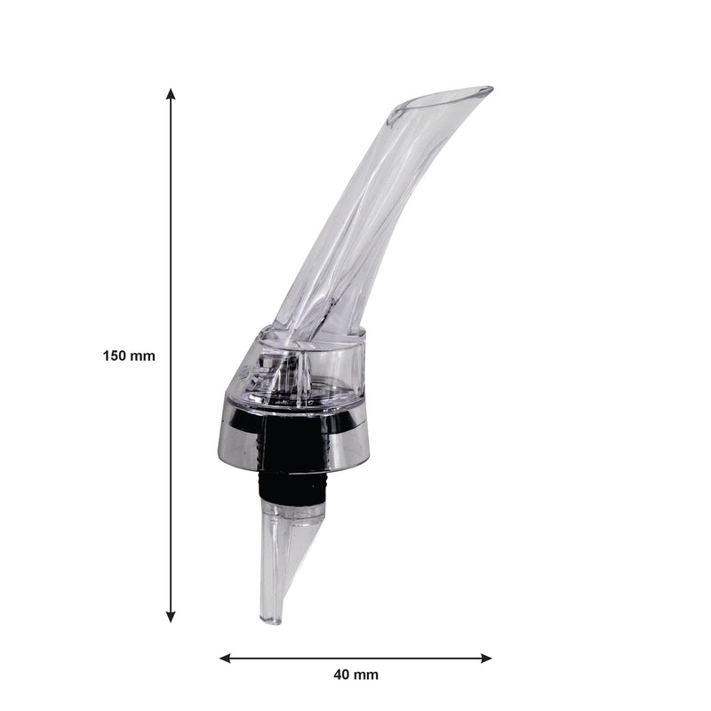 BAR BUTLER BEAK WINE AERATING POURER PS PLASTIC, (150X40MM)