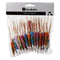BAR BUTLER MULTI-COLOURED COCKTAIL UMBRELLAS 50 PIECES, (100MM)