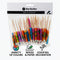 BAR BUTLER MULTI-COLOURED COCKTAIL UMBRELLAS 50PK, 100MM