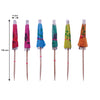 BAR BUTLER MULTI-COLOURED COCKTAIL UMBRELLAS 50 PIECES, (100MM)