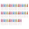 BAR BUTLER MULTI-COLOURED COCKTAIL UMBRELLAS 50 PIECES, (100MM)