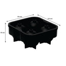 BAR BUTLER BLACK SILICONE ICE BALL (4) MOULD, (125X130X50MM)