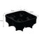 BAR BUTLER BLACK SILICONE ICE BALL (4) MOULD, (125X130X50MM)