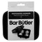 BAR BUTLER BLACK SILICONE ICE BALL (4) MOULD, (125X130X50MM)